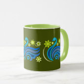KREATIVE BIRD-TASSE FÜR DERZEIT TASSE (VorderseiteRechts)