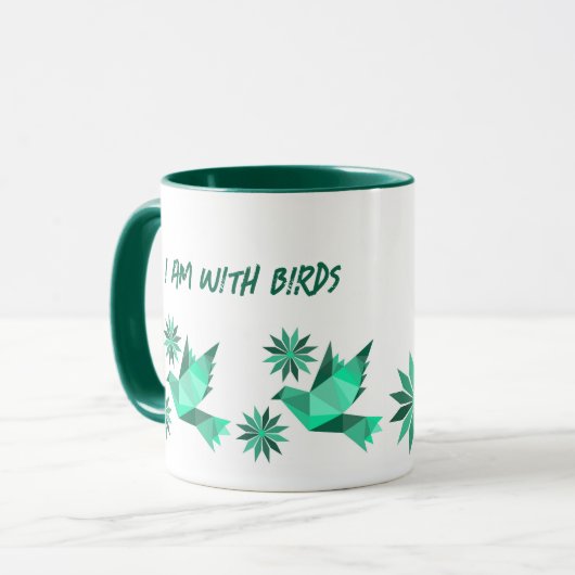 KREATIVE BIRD-TASSE FÜR DERZEIT TASSE (Vorderseite Links)