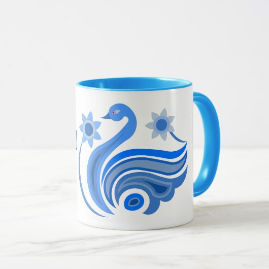 KREATIVE BIRD-TASSE FÜR DERZEIT TASSE (VorderseiteRechts)