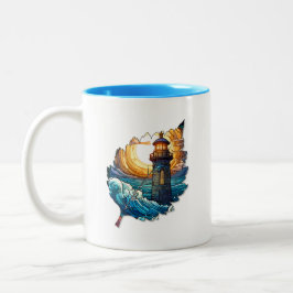 Kreative Blatt-Tasse für Kaffee oder Tee Zweifarbige Tasse
