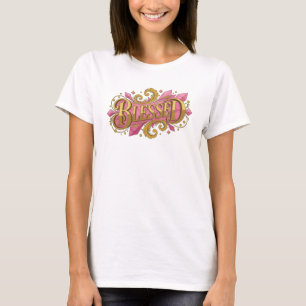 Kreative BLESSED 2D Wearable Kunst T-Shirt
