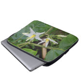 KREATIVE BLUMENHERZ GESCHENK LAPTOPSCHUTZHÜLLE (Vorne Knopf)
