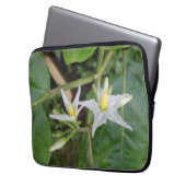 KREATIVE BLUMENHERZ GESCHENK LAPTOPSCHUTZHÜLLE (Vorderseite Links)