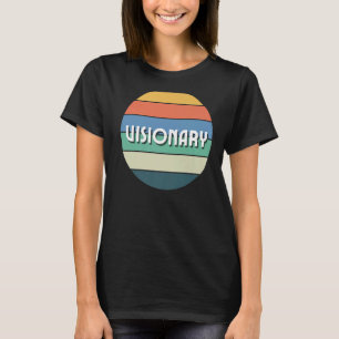 Kreative Bunte Retro-Blase Vintage Damen Herren T-Shirt