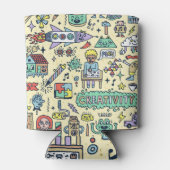 Kreative Doodles: Set Spaß Dosenkühler (Rückseite)