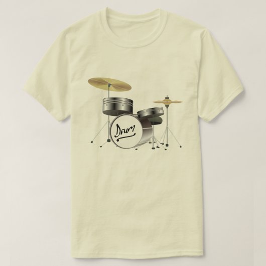 KREATIVE DRUMKILLUSTRATION T-Shirt (Design vorne)