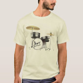 KREATIVE DRUMKILLUSTRATION T-Shirt (Vorderseite)