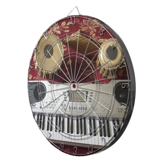 Kreative Ecke: Musikalisches Band Dartscheibe (Vorderseite rechts)