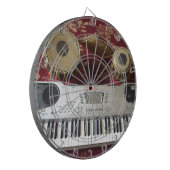 Kreative Ecke: Musikalisches Band Dartscheibe (Vorderseite Links)