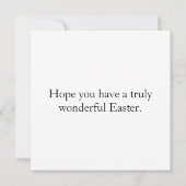 Kreative Eiersammlung Karte (Rückseite)