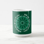 Kreative einfache Farbblumen Geschenk Mutter Vater Kaffeetasse (Mittel)