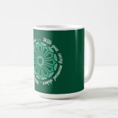 Kreative einfache Farbblumen Geschenk Mutter Vater Kaffeetasse (VorderseiteRechts)