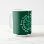 Kreative einfache Farbblumen Geschenk Mutter Vater Kaffeetasse (Vorderseite Links)