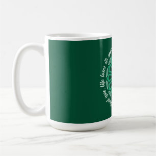 Kreative einfache Farbblumen Geschenk Mutter Vater Kaffeetasse