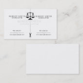 Kreative einfache Scheidungsanwalt-Visitenkarte Visitenkarte (Vorne/Hinten)