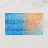 kreative Entwurfs-Visitenkarte Visitenkarte (Rückseite)