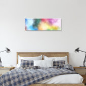 Kreative Farben Moderne Abstrakte Kunst Gelb Rot Leinwanddruck (Insitu (Schlafzimmer))