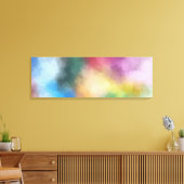 Kreative Farben Moderne Abstrakte Kunst Gelb Rot Leinwanddruck (Insitu (Wohnzimmer))