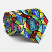 Kreative, festgehaltene Glaskunst Krawatte (Gerollt)
