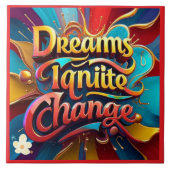 "Kreative Freiheit" Fliese (Vorderseite)