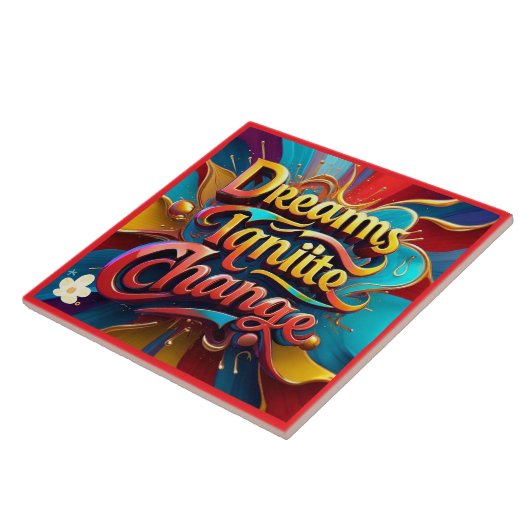 "Kreative Freiheit" Fliese (Seite)