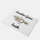 Kreative Gene innerhalb der DNA-Replikation Fußmatte (Schrägansicht)