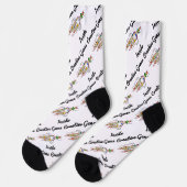 Kreative Gene innerhalb der DNA-Replikation Socken (Linkes Detail)