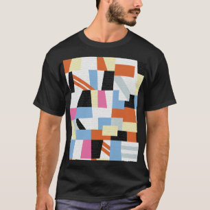 Kreative Geometrie: Längenmuster-Design T-Shirt