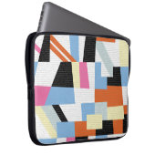 Kreative Geometrie: Längenmuster Laptopschutzhülle (Vorne Rechts)