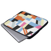 Kreative Geometrie: Längenmuster Laptopschutzhülle (Vorne Knopf)
