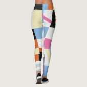 Kreative Geometrie: Längenmuster Leggings (Rückseite)