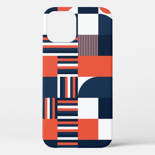 Kreative Geometrie: Modernes Nahtloses Design Case-Mate iPhone Hülle (Rückseite)