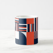 Kreative Geometrie: Modernes Nahtloses Design Kaffeetasse (Mittel)