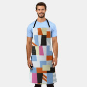 Kreative geometrische Formen, Längenmuster Schürze (Getragen)