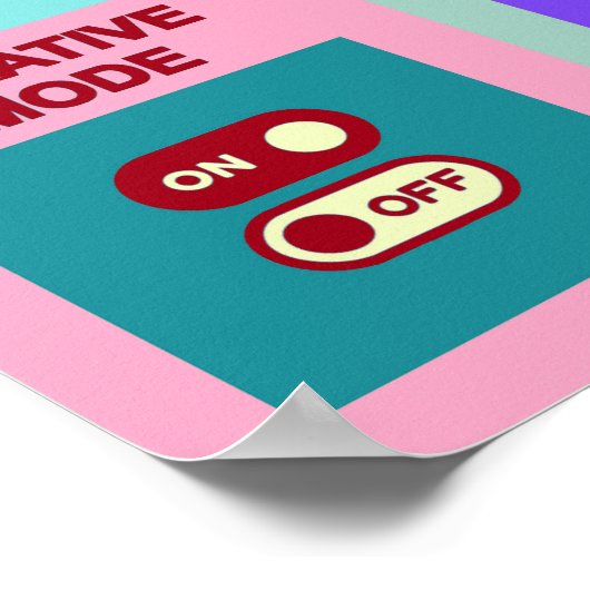 Kreative Gitterbrille Poster (Ecke)