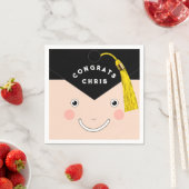 Kreative Graduierungspartei Serviette (Beispiel)