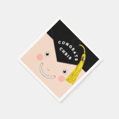 Kreative Graduierungspartei Serviette (Ecke)