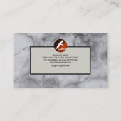 Kreative graue visitenkarte (Rückseite)