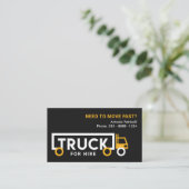 Kreative Güterwagen Visitenkarte (Stehend Vorderseite)