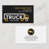 Kreative Güterwagen Visitenkarte (Vorne/Hinten)