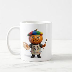 Kreative Halloween-Kürbiskunst Kaffeetasse