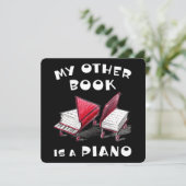 Kreative, handGezeichnet Bücher über Räder und Kla Einladung (Stehend Vorderseite)