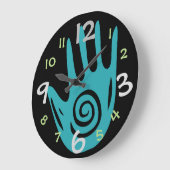Kreative HandWanduhr für Kunst-/Handwerks-Raum Große Wanduhr (Winkel)