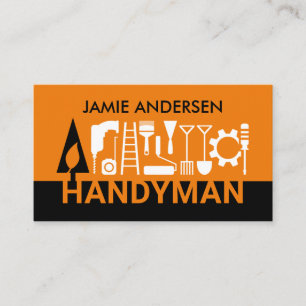 Kreative Handwerker-Tools Landschaft Visitenkarte
