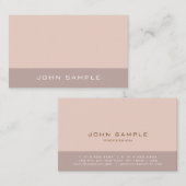 Kreative Harmonische Farben Beruflich einfache Sch Visitenkarte (Vorne/Hinten)