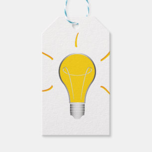 Kreative Idee der Glühlampe Geschenkanhänger