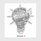 Kreative Ideen Aufkleber (Blatt)