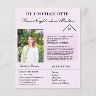 Kreative Immobilien-Einführungsmarketing Flyer