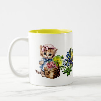 Kreative Katzenbecher ein Muss für Katzenliebhaber Zweifarbige Tasse