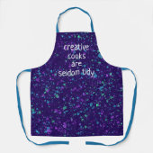 Kreative Köche sind selten Lila Schürze (Vorderseite)